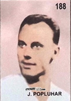 Cromo J. Popluhar - Campeonato Mundial de Futbol 1962 Chile n. 188 - IMPORTADORES PERUANOS