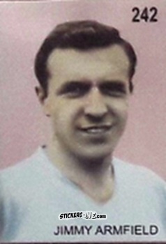 Cromo Jimmy Armfield - Campeonato Mundial de Futbol 1962 Chile n. 242 - IMPORTADORES PERUANOS