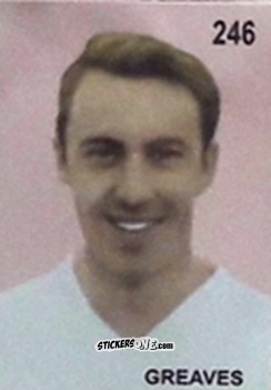 Cromo Jimmy Greaves - Campeonato Mundial de Futbol 1962 Chile n. 246 - IMPORTADORES PERUANOS