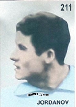 Figurina Jordanov - Campeonato Mundial de Futbol 1962 Chile n. 211 - IMPORTADORES PERUANOS