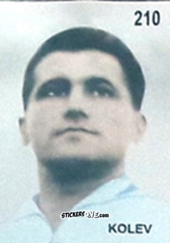 Figurina Kolev - Campeonato Mundial de Futbol 1962 Chile n. 210 - IMPORTADORES PERUANOS