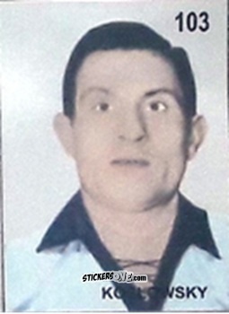 Cromo Koslowsky - Campeonato Mundial de Futbol 1962 Chile n. 103 - IMPORTADORES PERUANOS