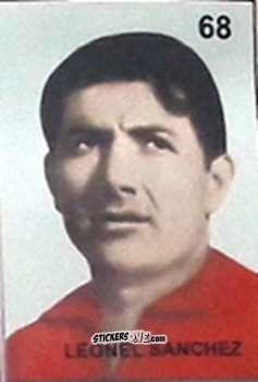 Sticker Leonel Sanchez - Campeonato Mundial de Futbol 1962 Chile n. 68 - IMPORTADORES PERUANOS