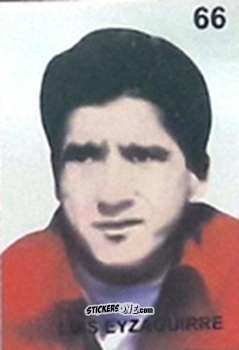 Cromo Lias Eyzaguirre - Campeonato Mundial de Futbol 1962 Chile n. 66 - IMPORTADORES PERUANOS