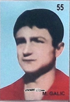 Cromo M. Galic - Campeonato Mundial de Futbol 1962 Chile n. 55 - IMPORTADORES PERUANOS