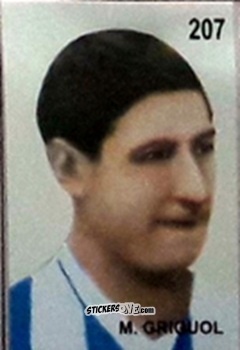 Figurina M. Griguol - Campeonato Mundial de Futbol 1962 Chile n. 207 - IMPORTADORES PERUANOS