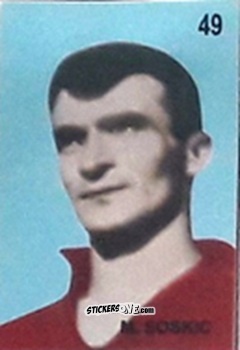 Cromo M. Soskic - Campeonato Mundial de Futbol 1962 Chile n. 49 - IMPORTADORES PERUANOS