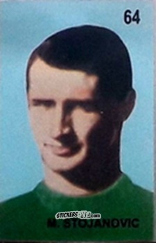 Sticker M. Stojanovic - Campeonato Mundial de Futbol 1962 Chile n. 64 - IMPORTADORES PERUANOS