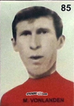 Cromo M. Vonlanden - Campeonato Mundial de Futbol 1962 Chile n. 85 - IMPORTADORES PERUANOS