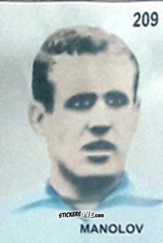 Figurina Manolov - Campeonato Mundial de Futbol 1962 Chile n. 209 - IMPORTADORES PERUANOS