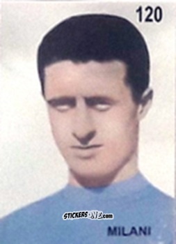 Cromo Milani - Campeonato Mundial de Futbol 1962 Chile n. 120 - IMPORTADORES PERUANOS