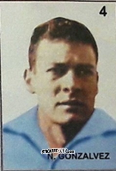 Figurina N. Gonzalves - Campeonato Mundial de Futbol 1962 Chile n. 4 - IMPORTADORES PERUANOS