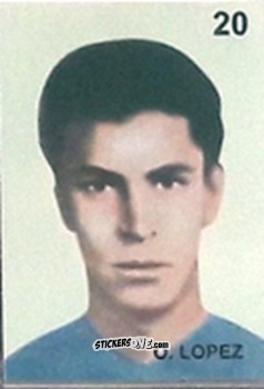 Cromo O. Lopez - Campeonato Mundial de Futbol 1962 Chile n. 20 - IMPORTADORES PERUANOS