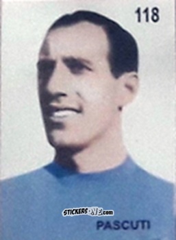 Sticker Pascuti - Campeonato Mundial de Futbol 1962 Chile n. 118 - IMPORTADORES PERUANOS