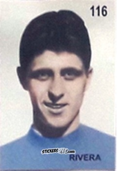Figurina Rivera - Campeonato Mundial de Futbol 1962 Chile n. 116 - IMPORTADORES PERUANOS