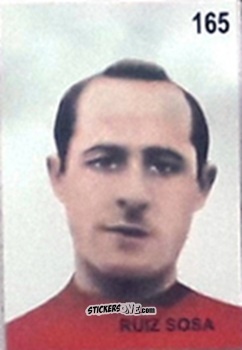 Sticker Ruiz Sosa - Campeonato Mundial de Futbol 1962 Chile n. 165 - IMPORTADORES PERUANOS