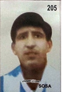 Cromo Sosa - Campeonato Mundial de Futbol 1962 Chile n. 205 - IMPORTADORES PERUANOS
