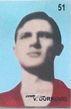 Cromo V. Durkovic - Campeonato Mundial de Futbol 1962 Chile n. 51 - IMPORTADORES PERUANOS