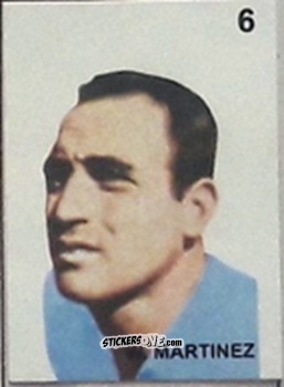 Figurina W. Martinez - Campeonato Mundial de Futbol 1962 Chile n. 6 - IMPORTADORES PERUANOS