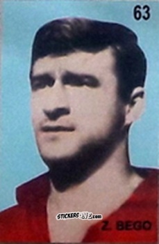 Sticker Z. Bego - Campeonato Mundial de Futbol 1962 Chile n. 63 - IMPORTADORES PERUANOS
