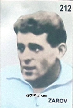 Figurina Zarov - Campeonato Mundial de Futbol 1962 Chile n. 212 - IMPORTADORES PERUANOS