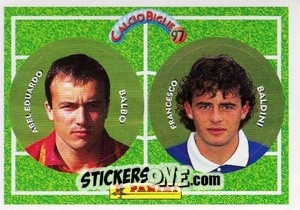Figurina Balbo / Baldini - Calcio Biglie 1997 n. 8 - Panini