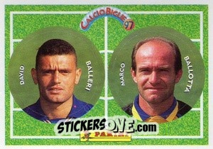 Cromo Balleri / Ballotta - Calcio Biglie 1997 n. 9 - Panini