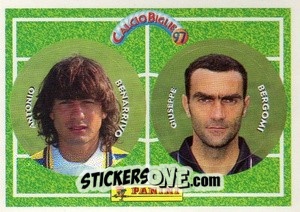 Sticker Benarrivo / Bergomi - Calcio Biglie 1997 n. 13 - Panini