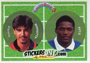 Cromo Berretta / Beto - Calcio Biglie 1997 n. 14 - Panini