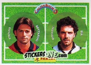 Figurina Bettarini / Bia - Calcio Biglie 1997 n. 15 - Panini