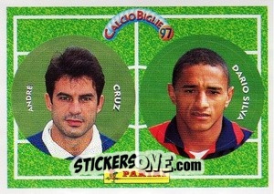 Cromo Cruz / Dario Silva - Calcio Biglie 1997 n. 34 - Panini