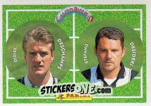 Cromo Deschamps / Desideri - Calcio Biglie 1997 n. 38 - Panini