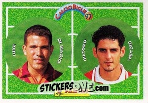 Figurina Di Biagio / Dicara - Calcio Biglie 1997 n. 39 - Panini