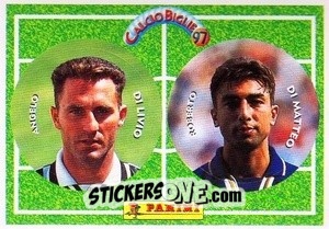 Cromo Di Livio / Di Matteo - Calcio Biglie 1997 n. 42 - Panini