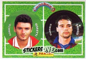 Sticker Goretti / Grossi - Calcio Biglie 1997 n. 52 - Panini