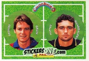 Sticker Grun / Guardalben - Calcio Biglie 1997 n. 53 - Panini