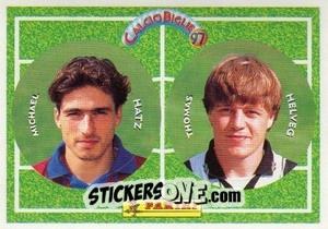 Cromo Hatz / Helveg - Calcio Biglie 1997 n. 54 - Panini