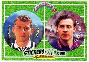 Sticker Jugovic / Kanchelskis - Calcio Biglie 1997 n. 56 - Panini