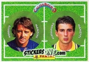 Cromo Manetti / Mancini - Calcio Biglie 1997 n. 63 - Panini