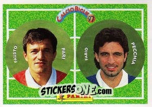 Cromo Pari / Pecchia - Calcio Biglie 1997 n. 83 - Panini