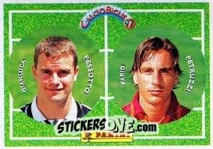 Figurina Pessotto / Petruzzi - Calcio Biglie 1997 n. 85 - Panini
