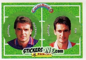 Sticker Piacentini / Pin - Calcio Biglie 1997 n. 86 - Panini