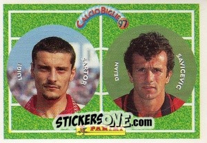 Cromo Sartor / Savicevic - Calcio Biglie 1997 n. 96 - Panini