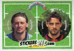 Cromo Signori / Simone - Calcio Biglie 1997 n. 102 - Panini