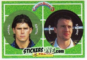 Figurina Sottil / Stanic - Calcio Biglie 1997 n. 104 - Panini