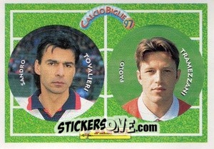 Figurina Tovalieri / Tramezzani - Calcio Biglie 1997 n. 111 - Panini