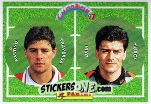 Sticker Traversa / Turci - Calcio Biglie 1997 n. 112 - Panini