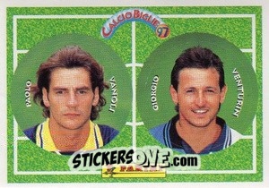 Figurina Vanoli / Venturin - Calcio Biglie 1997 n. 114 - Panini