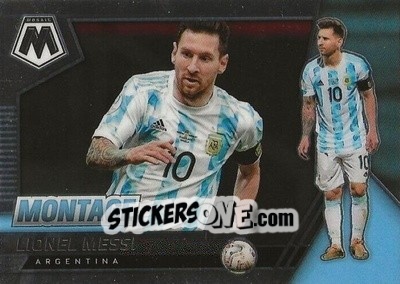Cromo Lionel Messi - Road to FIFA World Cup Qatar 2022 Mosaic n. 10mon - Panini