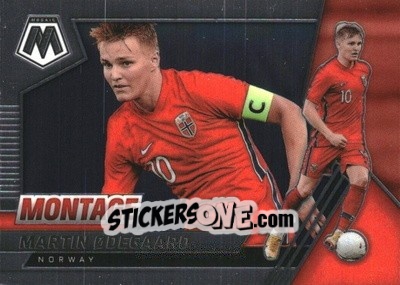 Figurina Martin Odegaard - Road to FIFA World Cup Qatar 2022 Mosaic n. 16mon - Panini